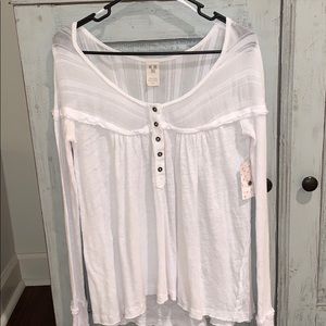 Free people long sleeve shirt